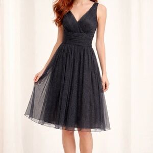 Elegant Black Sleeveless Dress